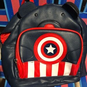 Marvel Captain America Shield Bear Mini Backpack - Fast Forward NY